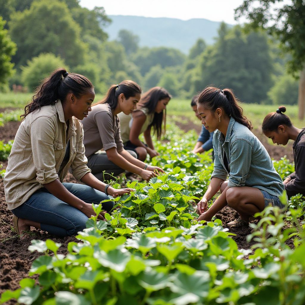 Community workshop on sustainable practices